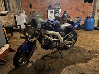 Suzuki SV650 Naked A2 Azul/Plata