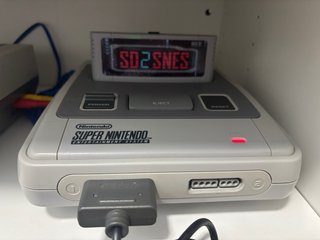 SNES Multiregión + Cartucho flash SD2SNES + RGB