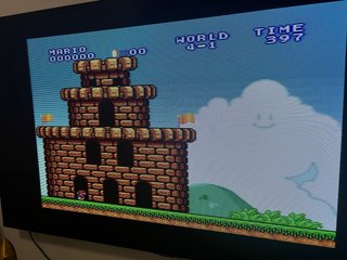 SNES Multiregión + Cartucho flash SD2SNES + RGB
