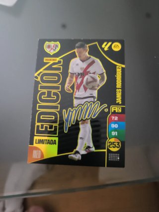 Carta Edición Limitada James Rodríguez 24-25
