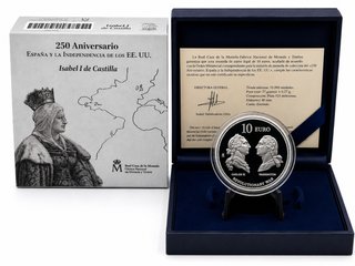 Proof 10 euro España 2026 - Isabel de Castilla