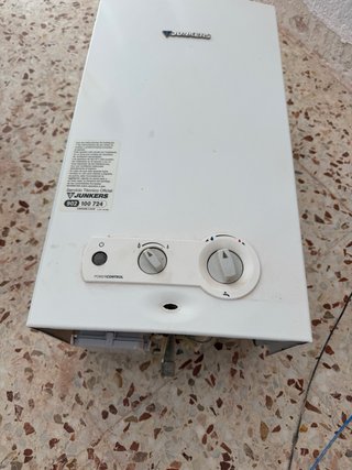 Calentador Junkers Gas Natural Blanco