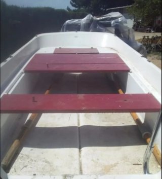 Barco pesca Polimat 3,36m + Johnson 8CV