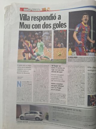 Periódico Sport Barcelona 5-0 Real Madrid 2010