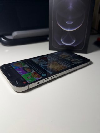 iPhone 12 Pro Max 128GB – Caja + cargador original
