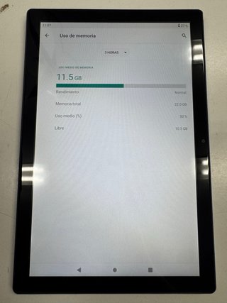 Tablet PC Negra y Azul 22+2TB