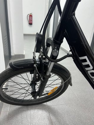 Bicicleta Eléctrica Plegable Negra