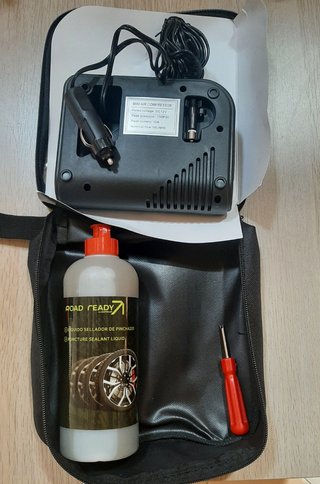 Kit antipinchazos con compresor 150 PSI