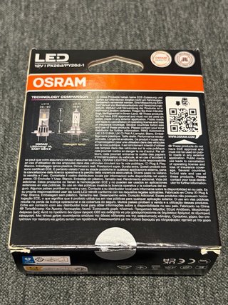 Bombillas LED Osram H7/H18