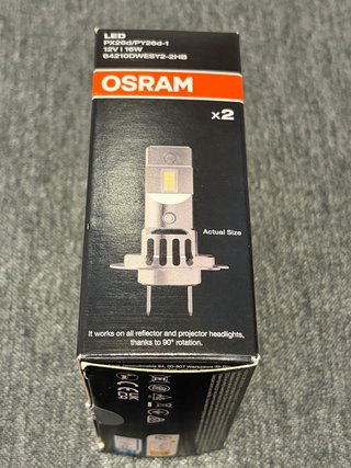 Bombillas LED Osram H7/H18