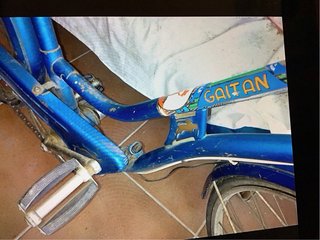 Bicicleta Gaitan Azul Vintage