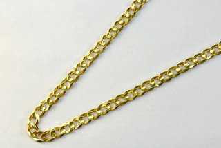 Cadena Cubana Maciza Oro 18k