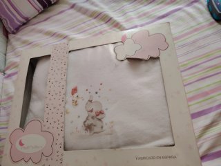 Juego Sábanas Cuna Coralina Estampado elefante