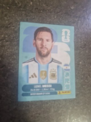 Cromo Leo Messi Mundial 2026