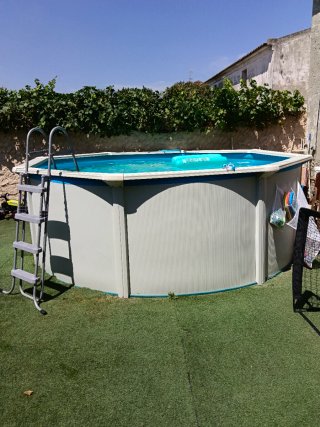 Piscina desmontable de chapa