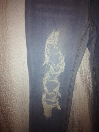 Pantalón vaquero YJW Price desgastado