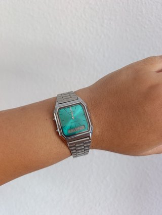 Casio Vintage Turquesa Analógico-Digital | Correa