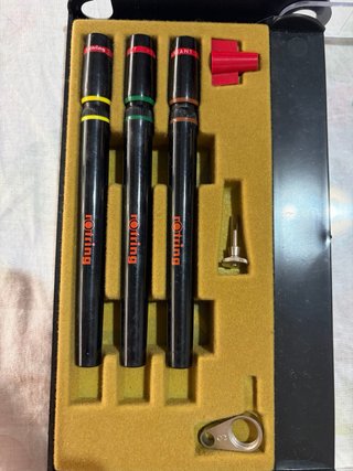 Set 3 Rotring Vintage Estuche Accesorios