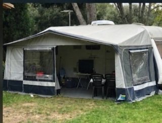 Avance de invierno para caravana