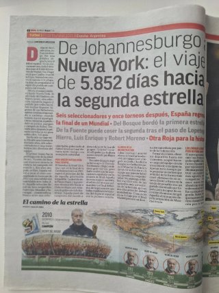 Periódico Marca Final Mundial Fútbol 2026