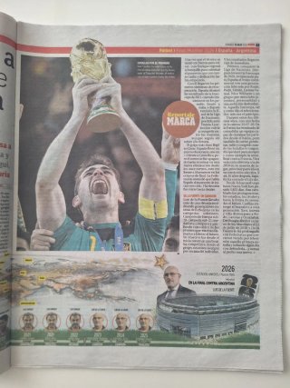 Periódico Marca Final Mundial Fútbol 2026