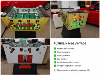 Futbolín Mini Vintage Monedero
