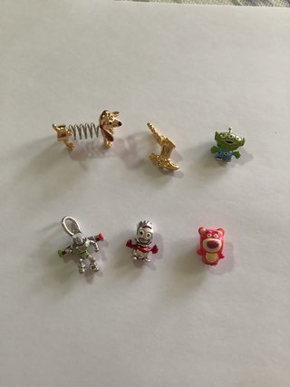 Lote de 6 Charms Toy Story