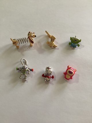 Lote de 6 Charms Toy Story