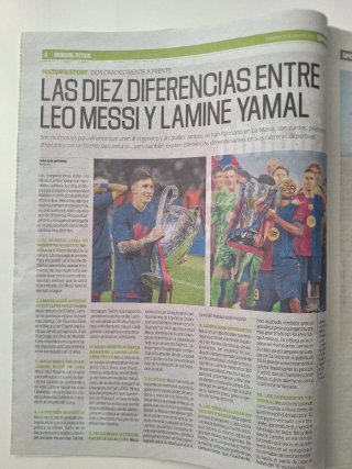 Periódico Sport Final Mundial Fútbol 2026