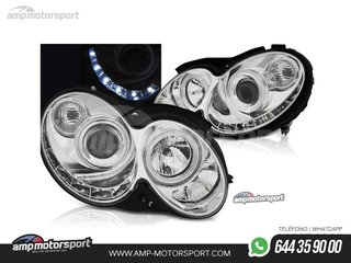 FAROS DELANTEROS LUZ DIURNA LED PARA MERCEDES CLASE CLK W209