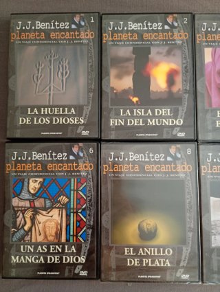 8 DVDs J.J. Benítez Planeta Encantado