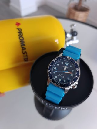 Citizen Promaster Eco-Drive Azul | Correa Turquesa