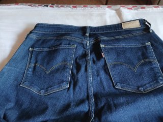 Pantalón Levis Mujer Pitillo Azul