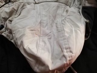 Chaquetón Zara sport Beige con Capucha