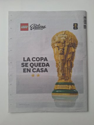 Periódico AS Final Mundial España vs Argentina
