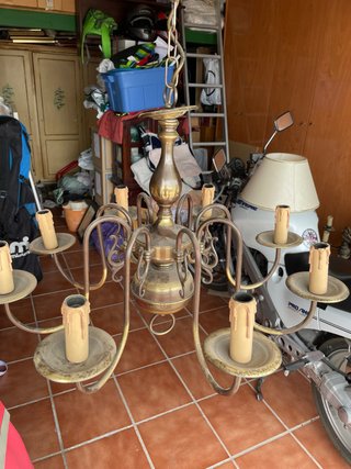 Lámpara de araña antigua