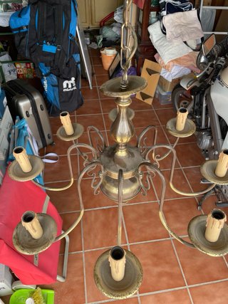 Lámpara de araña antigua