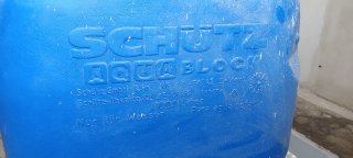 Depósito de agua 1000L azul