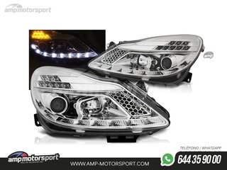 FAROS DELANTEROS LUZ DIURNA LED PARA OPEL CORSA D