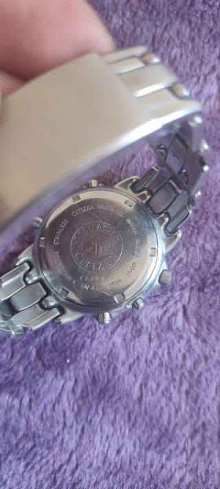 Reloj Citizen Cronógrafo Alarma WR100