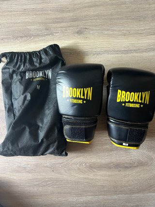 Guantes de Boxeo Brooklyn Fitboxing Negros M x2