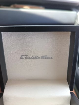 Gemelos Emilio Tucci Letra S Plata