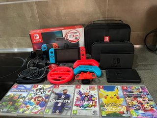 Nintendo Switch + 6 Juegos + Accesorios