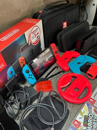 Nintendo Switch + 6 Juegos + Accesorios