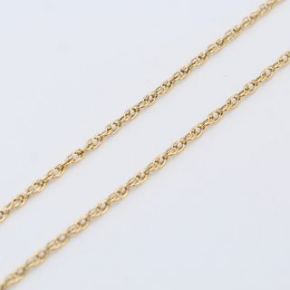 Cadena de oro de 18k. Peso: 6.12 gr.