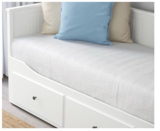 Cama nido blanca con cajones