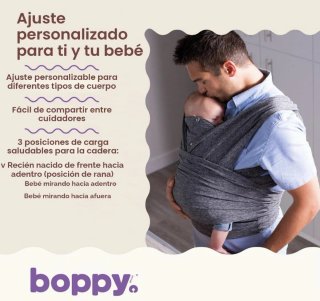 Portabebés Boppy ComfyFit Gris