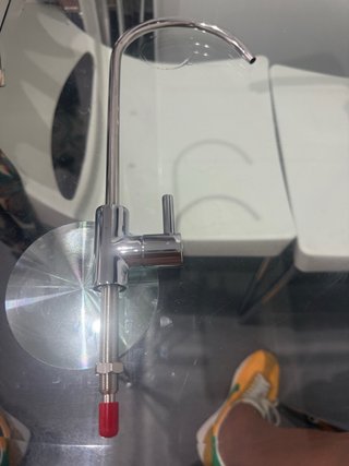 Grifo Osmosis Plata y Rojo