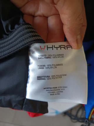 Completo sci bambino HYRA rosso/nero