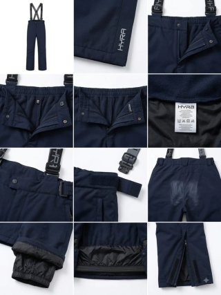 Completo sci bambino HYRA rosso/nero